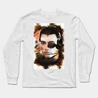 Universal Soldier - Jean Claude Van Damme - Custom Digital Artwork Long Sleeve T-Shirt